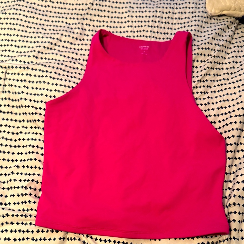 Women's Pink Sleeveless Top